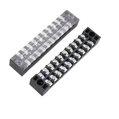 Ultimate Versatile Terminal Block Strip 2 Row 24 Pole Eurostyle Screw Terminal Barrier Strip