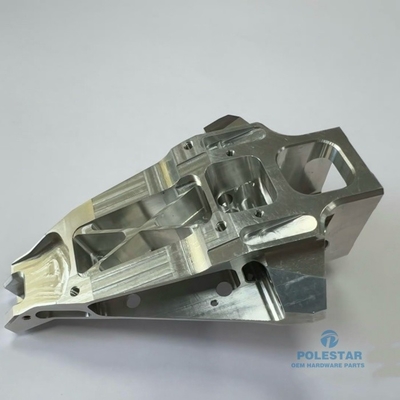 ALU 7075 RC Otomobil Kamyonlar İç parçalar CNC İşleme Servisi Gümüş Siyah Anodized