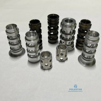 CNC İşlenmiş Çelik Hidrolik Valf Yakası 40Cr 42CrMo 20CrMnTi SUJ2 Akışkan Kontrol Bileşenleri