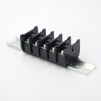 Yüksek Kaliteli Terminal Blok DIN Ray 600V 32A Vidalı Bağlantı Bakır Alaşımlı Alev Geciktirici