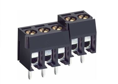 Pirinç Ni kaplama Kafes Pitch 5mm / 5.08mm PCB Vidalı Terminal Bloğu Konektörü