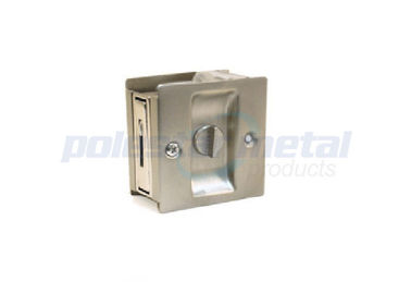 Modern Dekoratif Kapı Donanım Fırçalanmış Nikel Sürgülü Kapı Kilidi 82mm ile Çekin